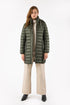 Frandsen Devonna in Dark Teal 88cm Windproof Hooded Down Coat 103-588