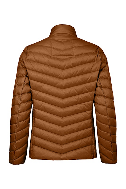 Frandsen Jensine Rust Orange 36 Featherlite Down Jacket 528-588