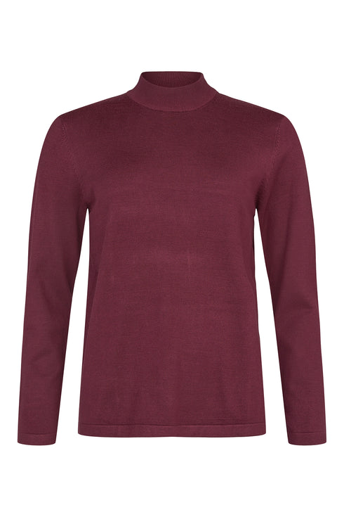 Sunday Womens Mock Neck Pullover 61386030 493 - Prune