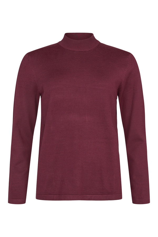 Sunday Womens Mock Neck Pullover 61386030 493 - Prune