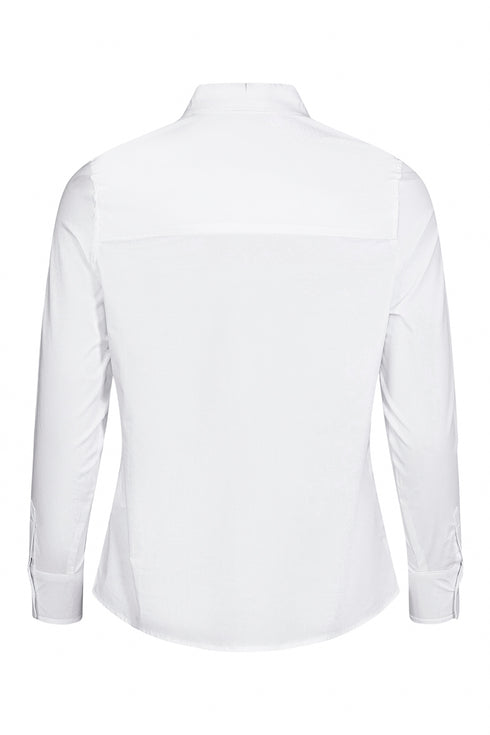 Sunday Womens Classic Long Sleeve Button Shirt 67966378 10 - White