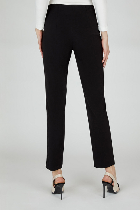 Robell Women's Jacklyn Straight Pull-On 78cm Trousers 90 Black 51408-5689-0
