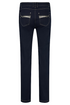 Robell Women's Elena Gold Thread Detail Straight Leg Jeans 80cm 69 Navy