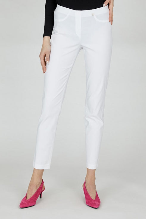Robell Bella Trousers 78cm Pull-On Straight Leg - 51559-5499