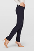 Robell Bella 78cm Straight Leg Bengaline Trousers in 69 Navy 51559-5499