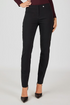Robell Bella 78cm Straight Leg Bengaline Trousers in 90 Black 51559-5499