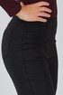 Robell Bella 78cm Straight Leg Bengaline Trousers in 90 Black 51559-5499
