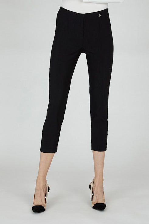 Robell Lena Cut-Out Detail Trousers 7/8 Length 65cm 52550 5499