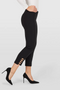 Robell Lena 09 Black 90 Ladder Detail 65cm Pull-On Trousers 52550-5499-0