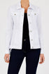 Robell Happy White 10 Fitted Stretch Bengaline Jacket 60cm 57609-5499-0