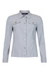 Robell Happy Pearl Grey 920 Fitted Stretch Bengaline Jacket 60cm 57609-5499-0