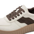 Jana Women's Laced Brown Platform Style Trainer — Regular Fit