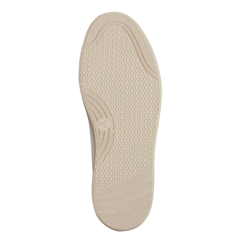 Jana Women’s Ivory Platform Trainers – Wide H-Width Vegan Lace & Zip Shoes – 8-23767-43