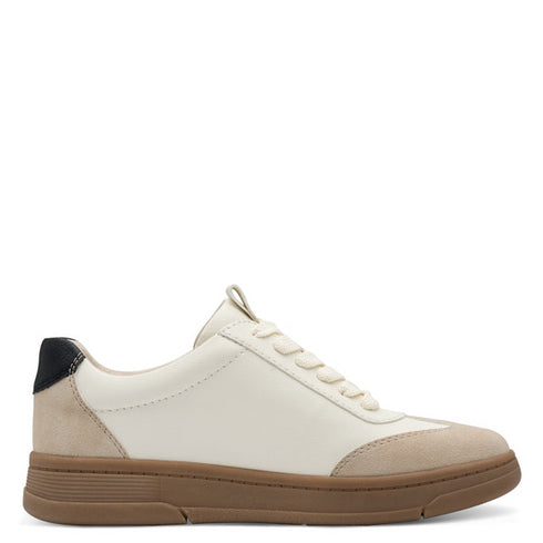 Jana Shoes 8-23784-44 490 H Fit Beige Combi Trainers - Vegan