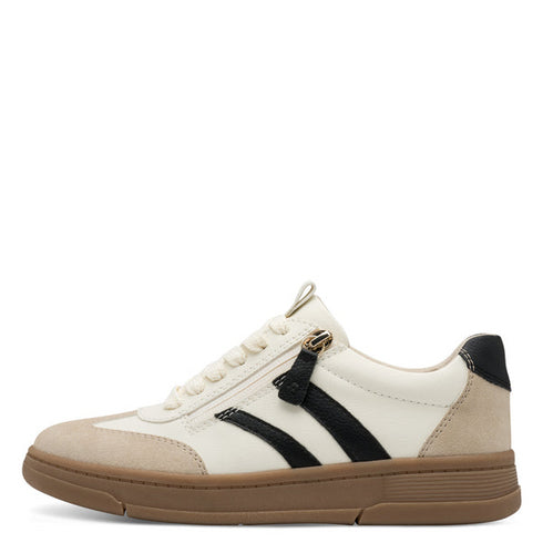 Jana Shoes 8-23784-44 490 H Fit Beige Combi Trainers - Vegan