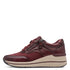 Jana Ladies Stretch Comfort Wedge Trainer with Removable Insole - 507 Burgundy SKU 8-23790-47