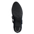 Jana Women's Navy Block Heel Court Shoe — H-Width Fit | 8-24464-42-805