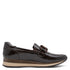Jana Womens Mocca Patent Loafer Comfort Shoes 8-24766-42
