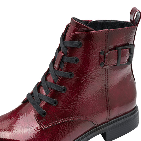 Jana Women's Synthetic Leather Ankle Boot – 30mm Heel 8-25278-45