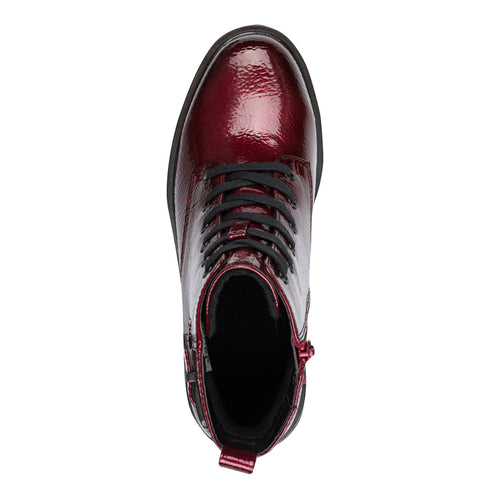 Jana Women's Synthetic Leather Ankle Boot – 30mm Heel 8-25278-45