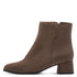 Jana Womens Faux Suede Block Heel Ankle Boots 8-25364-47 - 231 Stone