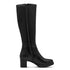 Jana Tex Wide Fit Knee High Heeled Boot 8-26571-47 - Black