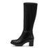 Jana Tex Wide Fit Knee High Heeled Boot 8-26571-47 - Black