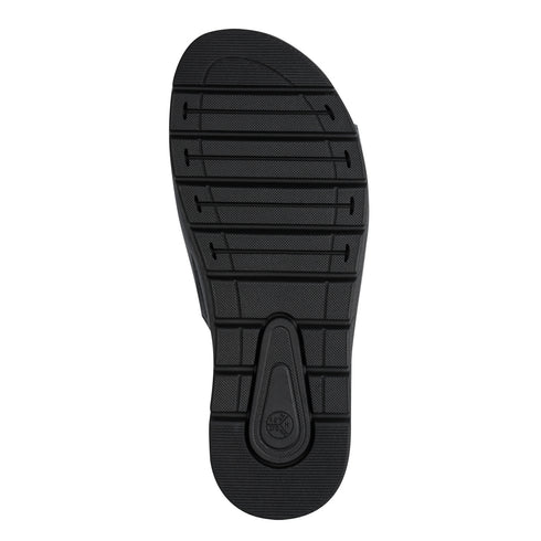 Jana Softline | 27561-46 Black Nappa Wide Fit Ladies Mules