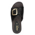 Jana Softline | 27561-46 Black Nappa Wide Fit Ladies Mules