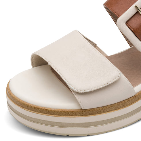 Jana | 8-28266-44 431 Beige Cognac Comfort Sandals
