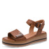 Jana | 28269-46 Cognac Ladies Wedge Sandals