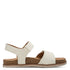 Jana | 28560-46 Ivory Ladies Flat Sandals