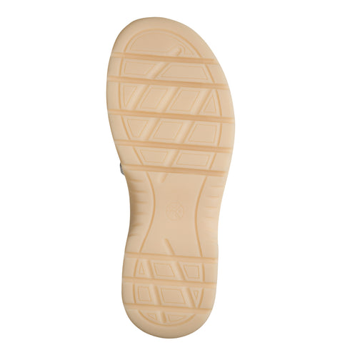 Jana | 28660 Pepper Beige Coshy Wide Fit Platform Sandals