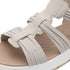Jana | 28660 Pepper Beige Coshy Wide Fit Platform Sandals