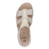 Jana | 28660 Pepper Beige Coshy Wide Fit Platform Sandals