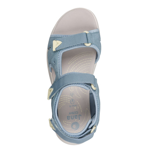 Jana | 28660 Sky Sun Joshy Wide Fit Platform Sandals