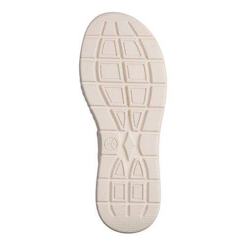 Jana | 8-8-28701-46 Ivory Multi Wedge Strap Sandals