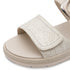 Jana | 8-8-28701-46 Ivory Multi Wedge Strap Sandals