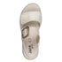 Jana | 8-8-28701-46 Ivory Multi Wedge Strap Sandals