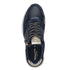 Tamaris Comfort Ladies H-Fit Side Zip Leather Mix Trainer - 890 Navy SKU 8-83719-47