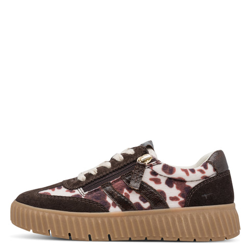 Tamaris Wide Fit Leather Blend Cow Low Sneaker 8-83739-47-132