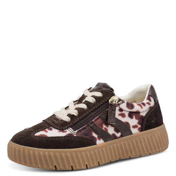 Tamaris Wide Fit Leather Blend Cow Low Sneaker 8-83739-47-132