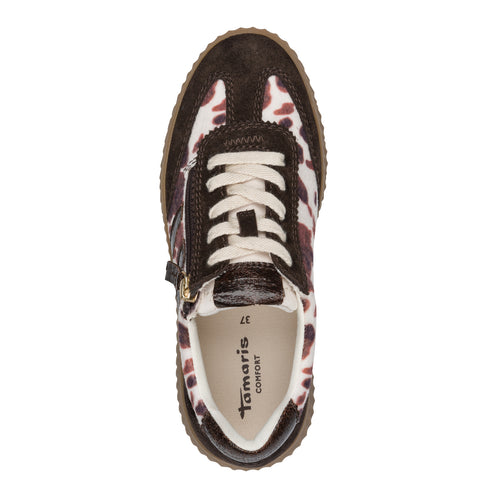 Tamaris Wide Fit Leather Blend Cow Low Sneaker 8-83739-47-132