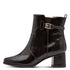 Tamaris Comfort Wide Fit Patent Heeled Boot 8-85304-47 - Mocca