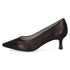 Caprice 22401 Mahogany Metallic Patent Leather Pointed Toe Womens Slip On Court Shoes