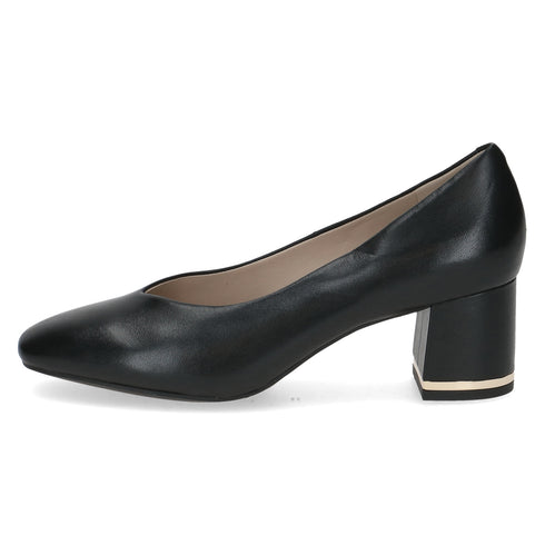 Caprice Court Shoe with Block Heel 9-22405-45