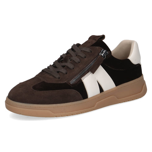 Caprice Soft Leather Memotion Trainer 9-23608 329 - Dark Brown