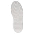 Caprice Womens White Silver Leather and Lace CLIMOTION® G Width Trainer 9-23708-46-197