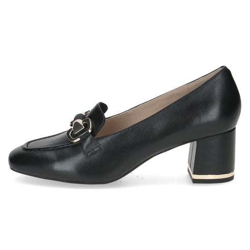Caprice Ladies Block Heel Court Shoe 9-24405-45 – Leather Comfort with MEMOTION