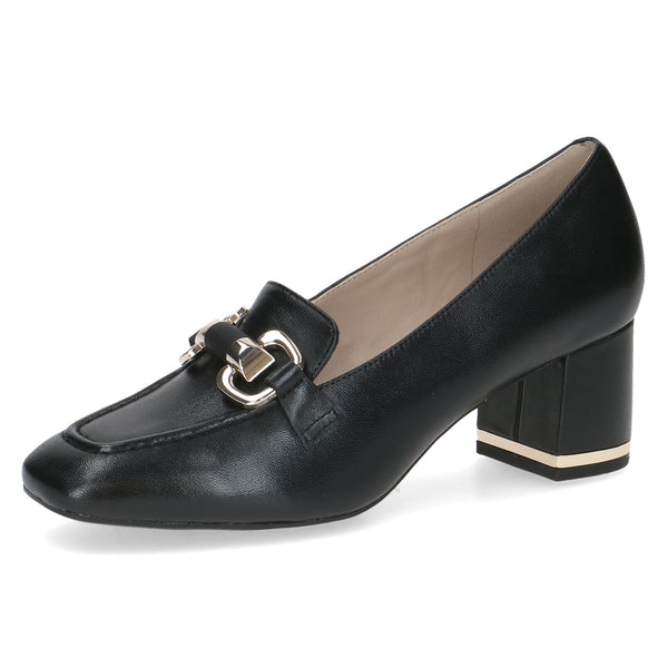 Caprice Ladies Block Heel Court Shoe 9-24405-45 – Leather Comfort with MEMOTION